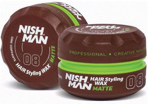Nish Man Hair Styling Wax Matte 150 ml - Barber Products