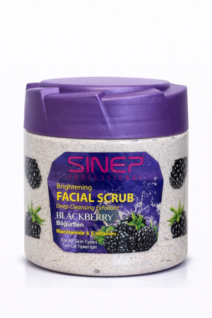 Sinep Brightening Deep Cleansing Exfoliant Facial Scrub Blackberry 400 ml - Hairwaxshop