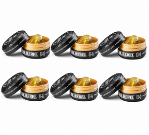 Mr Rebel 04 Hair Styling Wax Gold 6 STUKS