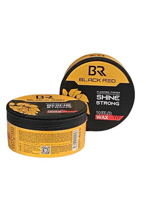Black & Red Flaming Finish Shine Strong Wild Wax 150ml