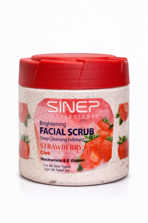 Sinep Brightening Deep Cleansing Exfoliant  Strawberry Facial Scrub 400 ml - Hairwaxshop