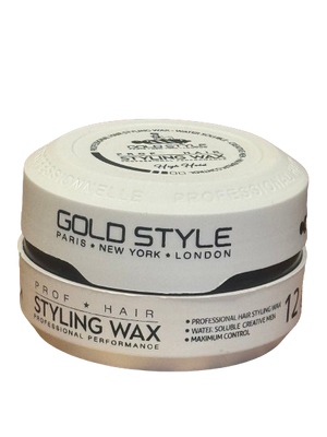 Gold Style Shiny Cream Hair Styling Wax 12  150ml