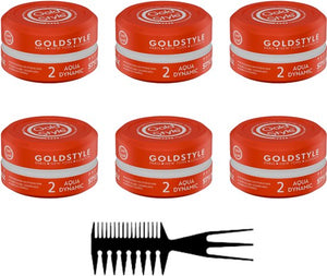 Gold Style 01 Aqua Tropia Hair Styling Wax 150ml 6 stuks