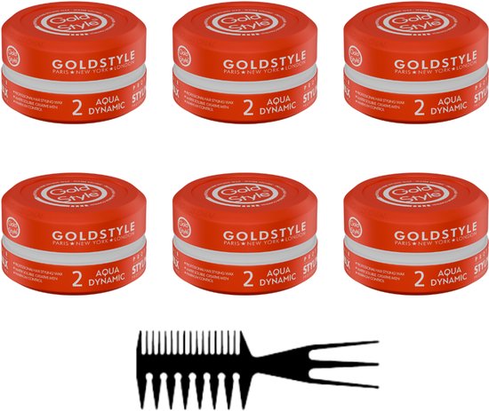 Gold Style 01 Aqua Tropia Hair Styling Wax 150ml 6 stuks