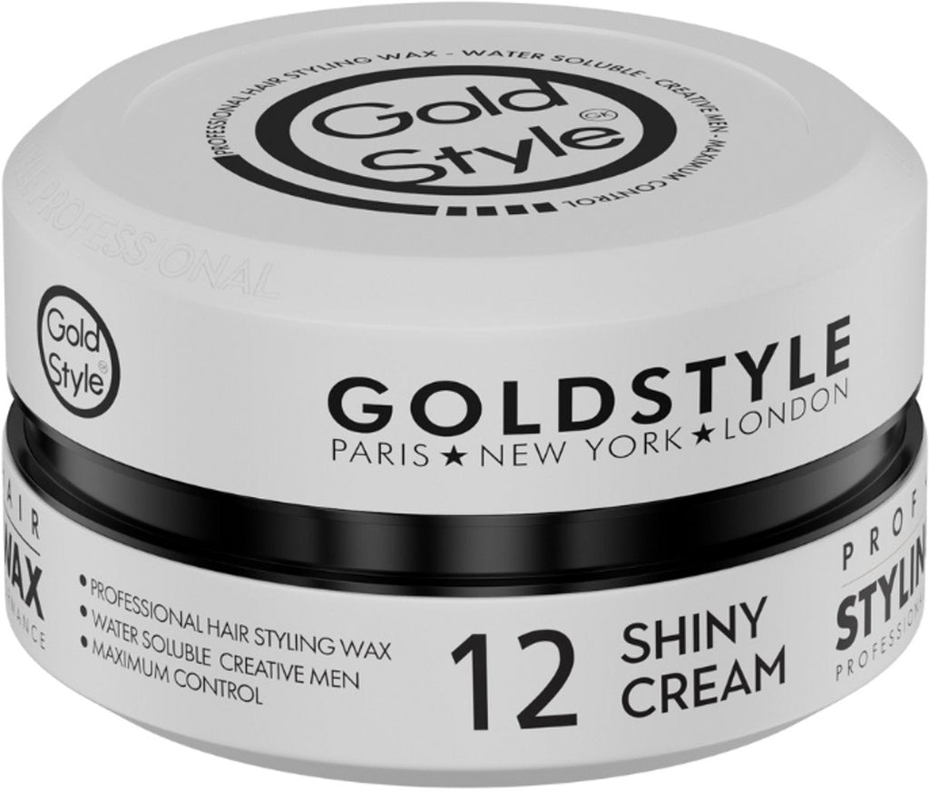 Gold Style Shiny Cream Hair Styling Wax 12  150ml