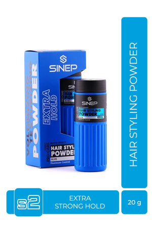 SINEP POWDER WAX BLUE EXTRA HOLD MATTE HOLD S2 50G - Hairwaxshop