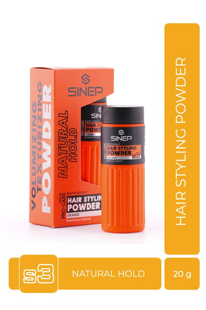 SINEP POWDER WAX NATURAL HOLD ORANGE MAXIMUM CONTROL 50 G - Hairwaxshop