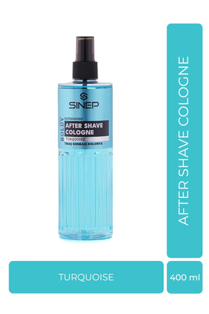 SINEP RESHESHING AFTER SHAVE COLOGNE TURQUOISE 400 ML - Hairwaxshop
