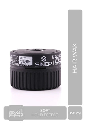 Sinep Aqua Styling Hair Wax Soft Holding Effect Black S4 150 ML - Hairwaxshop