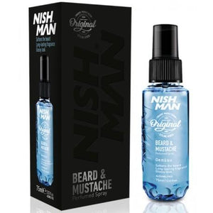 Nish Man Beard Mustache Perfume Spray 75 ml - Barber Products