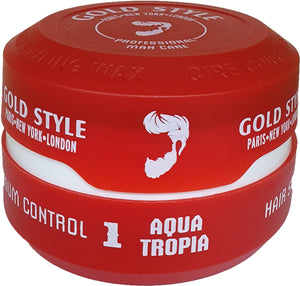 Gold Style Aqua Tropia Hair Styling Wax 1 150 ml - Barber Products