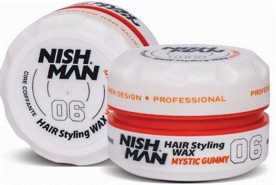 Nish Man Hair Styling Wax Mystic Gummy 06 150 ml