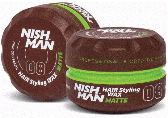 Nish Man 08 Hair Styling Wax Matte 150 ml