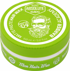 Nano Absolute Men Hair Wax Matt 150 ml - Barber Products