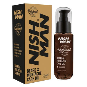 Nishman Beard & Mustache Care Oil 75ml - Barber Products