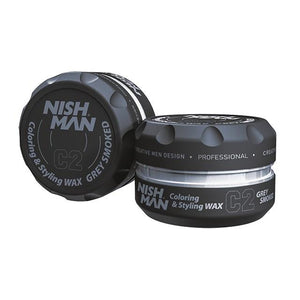 Nishman Coloring Wax C2 Grey Smoked 150 ml - Barber Products