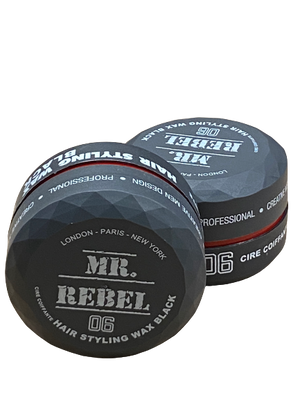 Mr. Rebel 06 Hair Styling Wax Black 150 ml